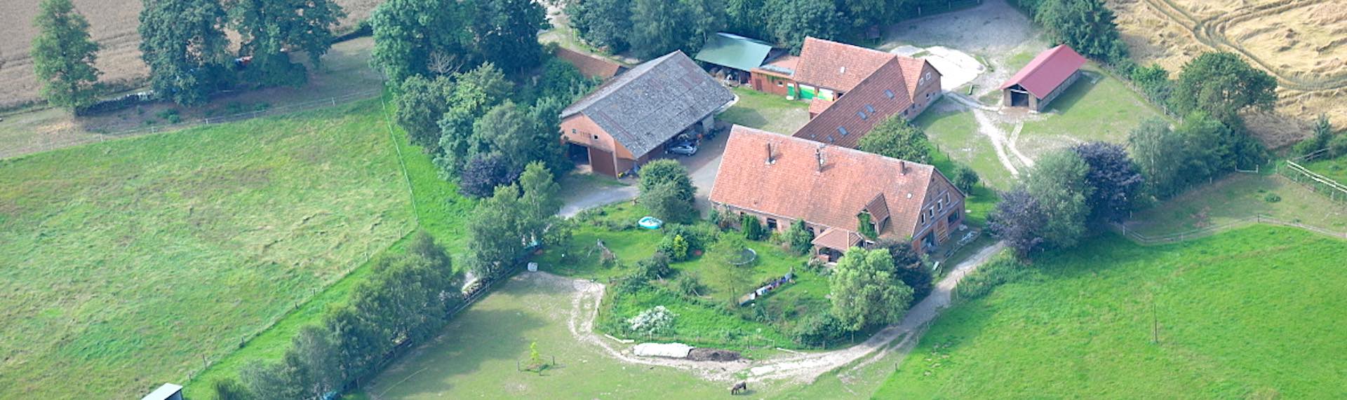 Luftaufnahme Hof Steigerwald