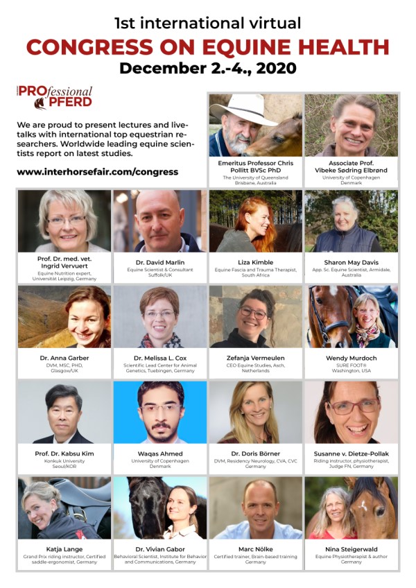 speakers of the congress on equine health