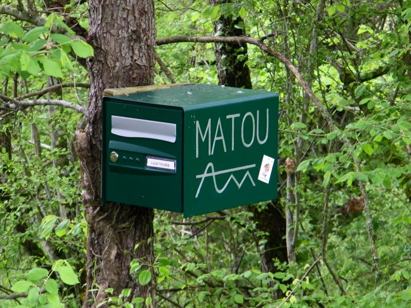 A mailbox on a tree in southern France soon contains Steigerwald's mail